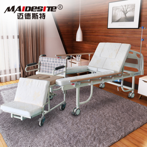 Giường Bệnh Nhân Đa Chức Năng Tách Làm Xe Lăn Model E28X 2023