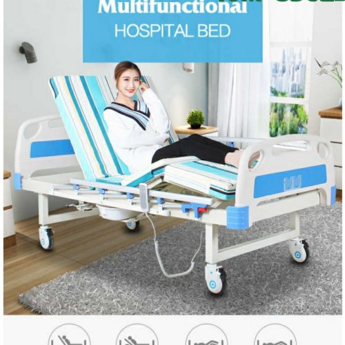 Giường bệnh nhân điện 2 chức năng có bô vệ sinh TJM-GD02B